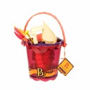 B. Toys Sandlek Spannsett med 8 deler Rød
