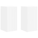  TV Veggskap 2 pcs Hvit 30 x 31 x 60 cm Konstruert tre