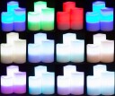 Home Tex 3 stk Led lys   Rustik look   med fjernbetjening