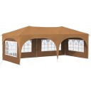 vidaXL Pop-up Festtelt 575 x 288 x 245 cm Beige Oxford Stoff