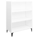 vidaXL Skjenk hvit 69,5x32,5x90 cm konstruert tre