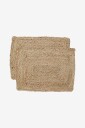 Ellos Home   Brikke Jute 2 pk   Natur