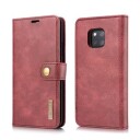 DG.Ming 2-i-1 Huawei Mate 20 Pro Avtakbart Lommebok-deksel I Lær Rød
