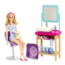 Barbie Karriere Lekesett Self-Care Spa Med Dukke