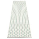 Pappelina Noa matte 70x250 cm pale turquoise / vanilla / warm grey stripe