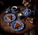Burleigh Blue Calico tekopp skål