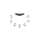 Meinl Htwh Headliner Hand Tamburin 1 Row , Hvit