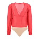 Elisabetta Franchi Dame Topper Rød XS,
