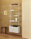 Hay Pier System 132 2 columns PS White / Aluminium