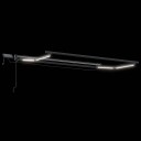  Manuell markiseramme med LEDs Antrasitt 3 x 2,5 m Aluminium