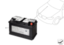Bosch Startbatteri AGM S5 60AH   242x175x190 mm Bosch 0092S5A050