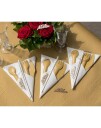 10 stk Miljøvennlige Kniver Gull 13 cm