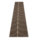 Pappelina Vevd Teppe Leif Dark Brown 70x360 cm