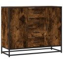  Skjenk røkt eik 92x35x76 cm konstruert tre 8721102923333