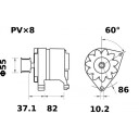 MAHLE MG 223 Dynamo