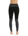 Icebreaker ZoneKnit 200 Leggings W'sblack/jet hthr/cb XS