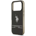 US Polo DH & Bottom Stripe Logo MagSafe deksel til iPhone 17 Pro Svart