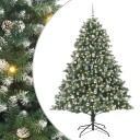  Kunstig juletre grønn 160 x 160 x 240 cm PVC og plast og stål