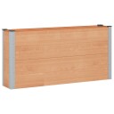 vidaXL Høybed Brun 150 x 30 x 72 cm WPC og Aluminium
