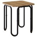 vidaXL Kaffebord Artisan eik 40 x 40 x 45 cm Konstruert tre