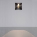 Lucande Kantet vegginnbyggingslampe Telke med LED, IP65