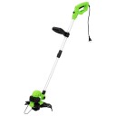 vidaXL Elektrisk gressklipper med teleskopstang 29 cm 550 W