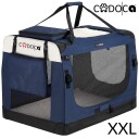 B2X Hundetransportstoff Marineblå Xxl Sammenleggbar 90X60X66Cm
