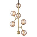Halo Design Atom Vertikalt Taklampe Antikk Messing