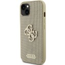 Apple Guess iPhone 15 Deksel Perforated Glitter Gull