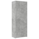  Highboard betonggrå 70x42,5x185 cm konstruert tre