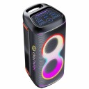 Denver BPS-370 Bluetooth Høyttaler med LED Lys 100W Svart