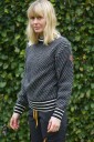 Breheim Islender ullgenser black / white Unisex