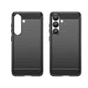 Hurtel Fleksibelt karbonetui i silikon til Xiaomi Poco M7 5G Svart