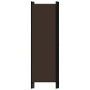vidaXL Romdeler 4 paneler brun 200x180 cm