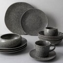 Porsgrunds Porselænsfabrik Natur - Dyp Tallerken 16cm - Mørk Granitt - Hyttefeber.No