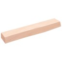 vidaXL Vegghylle 60x10x6 cm ubehandlet heltre eik
