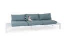 Selected Home Djursholm Loungesoffa Vit/turkos 280 x 95 cm Hvit