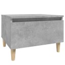  Sidebord betonggrå 50x46x35 cm konstruert tre 8720845668532