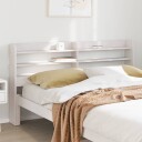  Hodegavl med hyller hvit 135 cm heltre furu 8721102854293