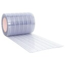 vidaXL Dørgardin gjennomsiktig 300 mm x 2,6 mm 25 m PVC