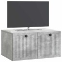  Vegghengt TV skap Betonggrå 59,5 x 41 x 30 cm Konstruert tre