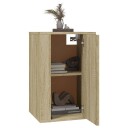 vidaXL Vegghengt TV-benk sonoma eik 40x34,5x60 cm 8720845667719