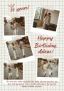 Happy Birthday Personal Plakat Plakat / 40x50cm