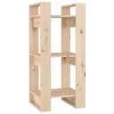 vidaXL Bokhylle/romdeler 41x35x91 cm heltre furu