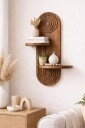 Virlin Vegghylle 26x35x13 cm - Eik