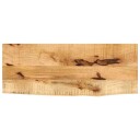  Bordplate 70x40x3,8 cm naturlig kant grovt heltre mangotre 370393