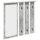  Vegghengt kleshenger Betonggrå 84 x 10 x 80 cm Konstruert tre