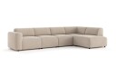 Torvasen 5 seters sofa med divan høyre i stoff   Beige