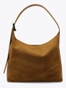 Roberto Rosso Sabbia Suede Handbag Beige ONE SIZE