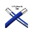 1,5" FlexiRoyal EPDM Brewery Hose 1 meter kraftig slange med Tri-Clamp